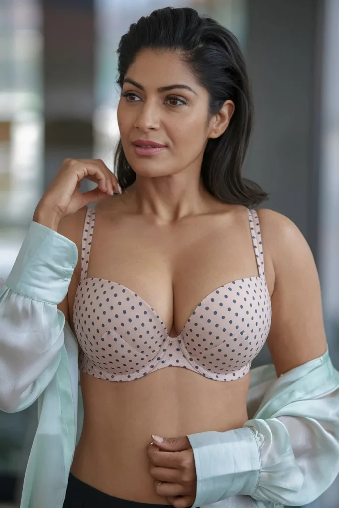 polka dot bra